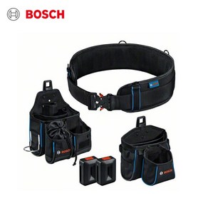 보쉬 툴 벨트 키트 공구집 포켓 공구벨트 작업용 세트 Tool Belt 93 kit, 1개