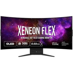 컴퓨터 모니터 사무용 게이밍 코르세어 45인치 240Hz OLED 3440x1440 0.03ms 응답 GSYNC/FeeSync 호환, 45