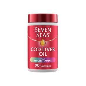 Seven Seas Cod Live Oil and Multi Vitamins 90 Capsules Seven Seas 대구 간유 및 멀티 비타민 90 캡슐, 1개, 90정