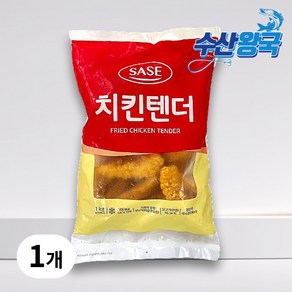 수산왕국 순살 치킨텐더 업소용 대용량, 1개, 1kg