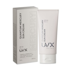 UVX 유브이엑스 퀀텀 머큐리 데일리 선크림 50ml, 1개