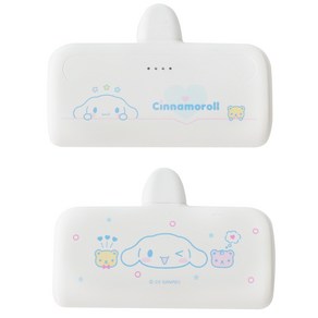 산리오캐릭터즈 도킹형 보조배터리 5000mAh (8핀 C타입), 큐트-시나모롤, 8핀