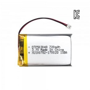 [리튬폴리머] DTP 503048 3.7V 720mAh, 1개, 1개입