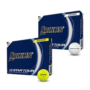 스릭슨 Q-STAR TOUR 5 큐스타 투어 5 골프볼(3PCS), (화이트), 12개