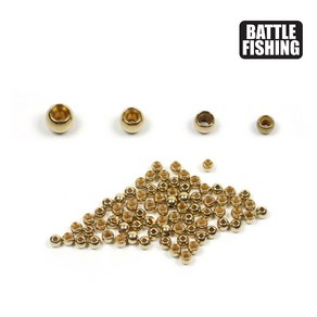 [국내당일발송] 배틀피싱 플라이 황동비드 40/50개입 (SKG-P), 3.3mm(SKG-40P-33), 40개