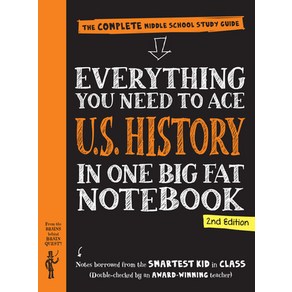 (영문도서) Everything You Need to Ace U.S. History in One Big Fat Notebook 2nd Edition: The Complete Mi... Paperback