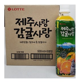 롯데칠성음료 제주감귤 500ml x 24펫