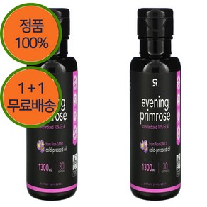 1+1 스포츠리서치 달맞이 꽃 종자유 프림로즈 기름 오일 1300mg 30젤 리놀렌산, 30정, 2개