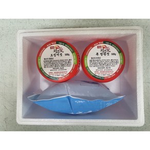 [토굴안애] 오징어젓+창란젓, 1세트, 500g