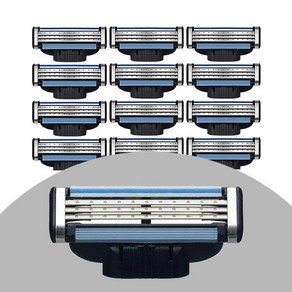 질레트 마하3 호환용 면도날 / 3중 터보 면도날 / 3팩(12개입), 4개입, 3개