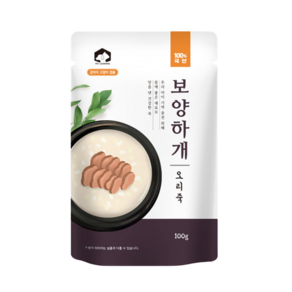 펫러닝 반려견/반려묘 전용 죽 보양식 보양하개 모음, 보양하개 오리죽 100g, 1개, 100g