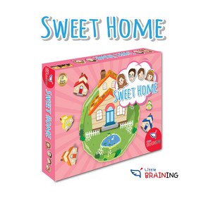 리틀브레이닝 Sweet Home(스위트홈) 교육용 보드게임, 1개