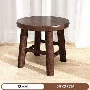 원목 스툴 의자 원형 낮은 미니 엔틱 화분 간이 벤치 높이 작은 스톨 통나무 스텝스툴 거실, M, 1개