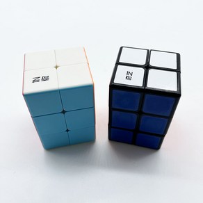 2X2X3 QiYi 치이 223 큐브 루빅스 스피드 큐브 치이큐브 MoFangGe 모팡지/ QiYi 223 Speed Cube 20개이상 구매시 마론 8색펜 1개 증정, 블랙(Black)