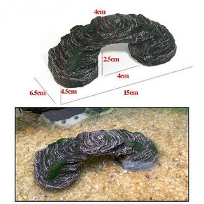 거북이 돌다리 은신처 현무암 모양 어항꾸미기 부석 새우놀이터 거북이놀이터 해구석 호피석