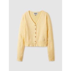 후아유 여성 V-NECK BUTTON CROP CARDIGAN WHCKE2381F