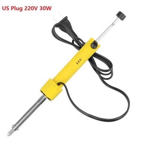 전기 진공 납땜 흡입기 용접 펌프 다리미 제거 펜 수리 도구 220V 30W, US Plug 220V 30W, 1개