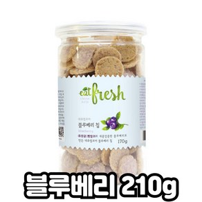 펫슬라 네츄럴코어 잇프레쉬 강아지비스켓 블루베리 210g, 1개, 블루베리칩