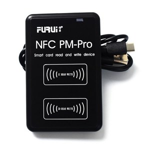 새로운 PM-Po RFID IC/ID 복사기 복사기 Fob NFC 리더기 암호화된 프로그래머 USB UID 복사 카드 태그, [01] Black, 검은색, 1개