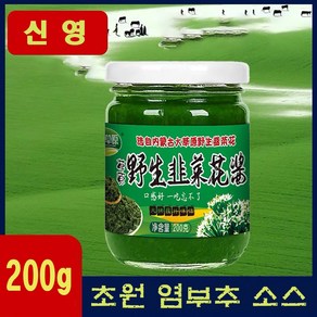 판다중국식품 염부추 소스 구채장 주채화, 2개, 200g