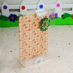 PM 드라이플라워 엽서]PET투명 케이스상자, 8*1.7*11.5(cm)