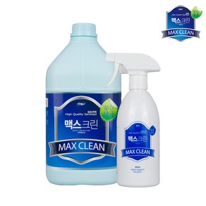 맥스크린 4L+ 500ml 세트 살균소독제, 2개