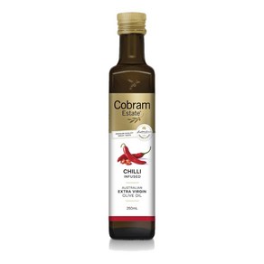 호주 코브람 칠리 인퓨즈드 엑스트라 버진 올리브 오일 Cobam Chilli Infused Exta Vigin Olive Oil, 1개, 1개, 250ml