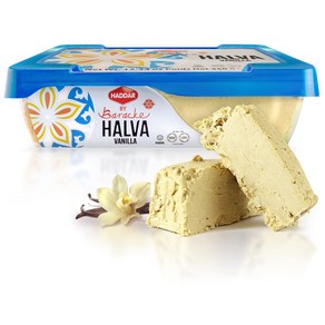 Hadda by Baacke Quality Vanilla Halva 12 Hadda by Baacke 프리미엄 품질 바닐라 할바 12.34oz  타히니 글, 1개, 349g