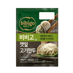 CJ제일제당 CJ 비비고 깻잎 고기만두 (400G), 400g, 2개