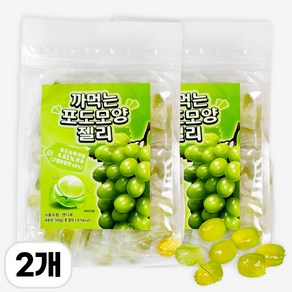 엔터콘 까먹는 포도젤리 개별포장 대용량, 2개, 500g