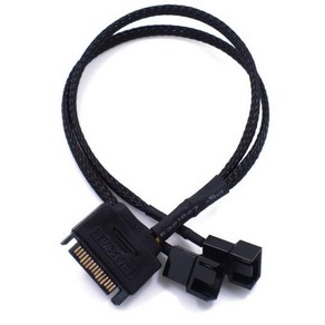 [JOYCOOL] JC-SATA TO PWM Y(PWM 팬용 전원케이블), 1개