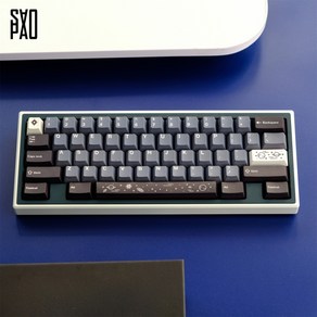 GMK 갤럭시 그레이 키캡 PBT 체리 5면 염료승화 (134키)