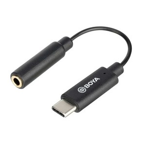 보야 BOYA BY-K4 3.5mm USB C 변환 어뎁터