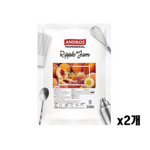 앤드로스 복숭아 리플잼 1kg, 2개