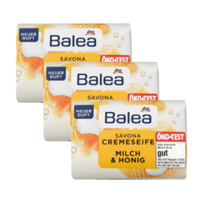 발레아 크림 비누 밀크&허니 150g X 3개 / Balea