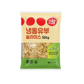 식자재왕 유부슬라이스 500g 냉동, 1개