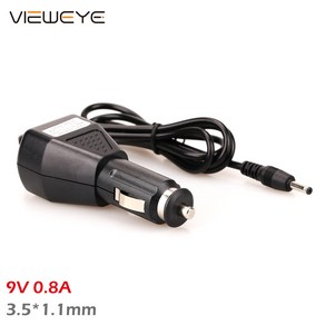 ViewEye 차량용 충전기 담배 라이터 어댑터 VET 사용 가능 DC 12-24V 입력 9V 0.8A 출력 전원 공급 장치, 한개옵션0, 1개