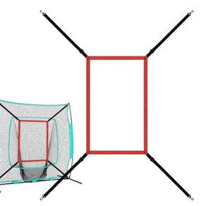 야구그물망 야구 스트라이크 존 타겟 조절식 투구 타격 캐치 연습 네트