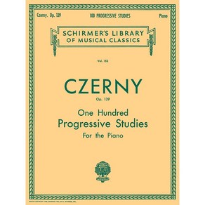 Czeny - 100 Pogessive Studies fo the Piano Op. 139 체르니 100 피아노 악보집 Schime 셔머