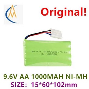 공장 9.6V 1000mah aa5 배터리 니켈 카드뮴 충전식 팩 Meizhi 2050 2054 원격 제어 차량 라인 3, 1개