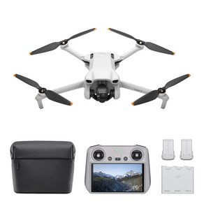 DJI Mini 3 Fly More Combo Plus(DJI RC 포함) – 4K HDR 동영상 촬영 51분 비행 시간 세로 촬영 많은 지능형 기능을 탑재한 접이식 경량 미니 카메라 드론