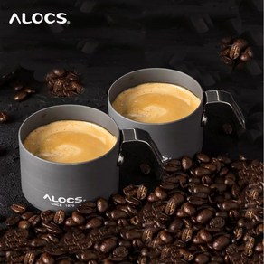 ALOCS 캠핑컵세트 술잔 접이식 커피잔 160ml x 2p, 2개