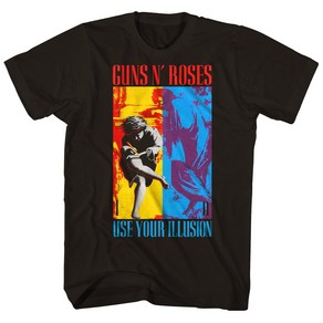 ROCKPANDA Guns N' Roses 반팔티 Use Your Illusion Album Art