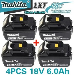 Makita 18V 배터리 6.0Ah 충전식 배터리 18650 Makita 전동 공구 BL1860 BL1830 BL1850에 적합한 리튬 이온, [11] Makita 6AhX4--10C