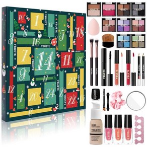 Countdown Calendar Full Makeup Kits For Teens Girls Women Beauty Blast Advent Calendar 24 Days Chri