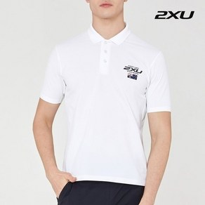 [2XU] 공용 액티브 카라 티셔츠_X1MU15346WHT