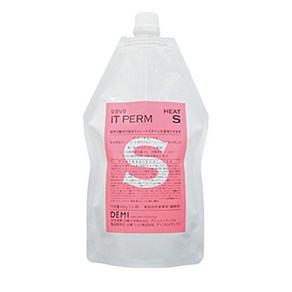 데미 우에보 잇펌 히트S 손상모용 셀프 다운펌 매직 스트레이트 파마약, 1세트, 400ml