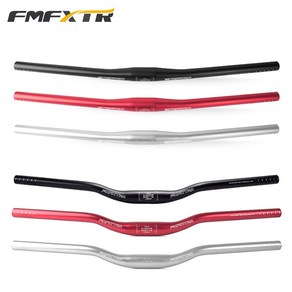 FMFXTR 자전거 MTB 핸들바 핸들 일자바 라이저바 플랫바 갈매기 31.8mm, 플랫바 620 Staight handle, 실버, 1개