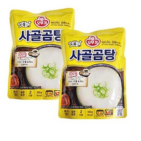 사골곰탕-500gx2개 (4인분) 업소전문용 오뚜기, 2개, 500g