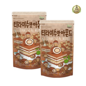 탐스팜 티라미수맛 아몬드, 200g, 2개입